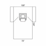 Surgical Drape Chest Drape 100 W X 72 W X 124 L Inch Sterile - BeHope