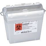Sharps Container Bemis™ Sentinel Horizontal Entry Hands-Free Disposal Built-in Handles - BeHope
