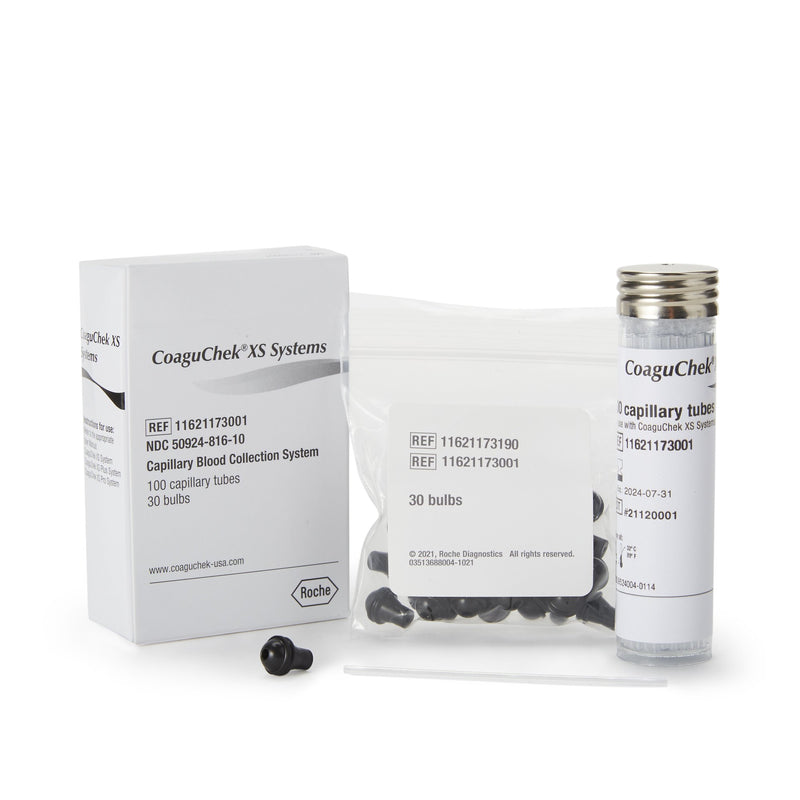 Capillary Tubes and Bulbs CoaguChek Plastic Disposable - BeHope