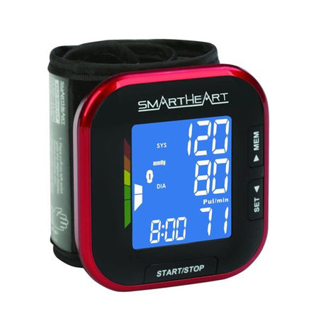 Digital Blood Pressure Monitor Smartheart Adult Cuff 5.5 X 7.6 Inch Mobile - BeHope