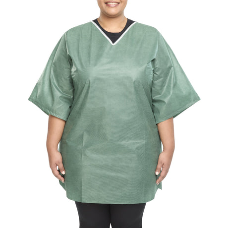 Patient Shirt 3X-Large Green Without Pockets Short Sleeve Unisex - BeHope