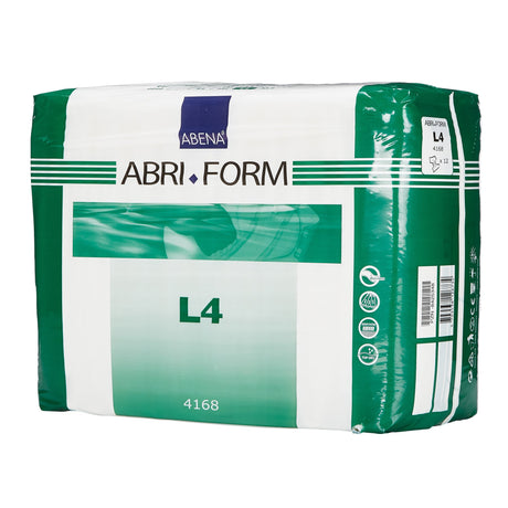 Unisex Adult Incontinence Brief Abri-Form™ Comfort L4 Large Disposable Heavy Absorbency - BeHope
