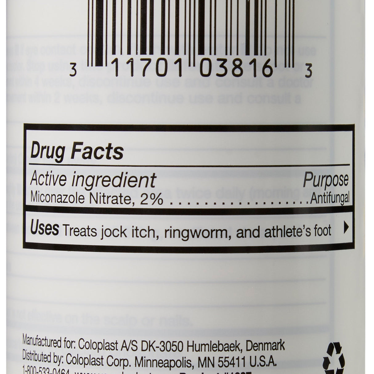 Antifungal Micro-Guard 2% Strength Powder 3 oz. Shaker Bottle