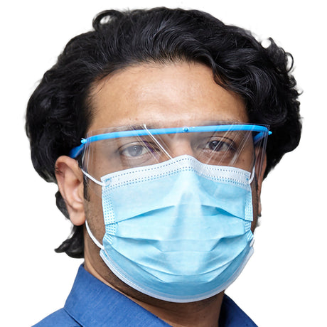 Eye Shield Clear Choice™ Clear Tint Clear Frame Over Ear One Size Fits Most - BeHope