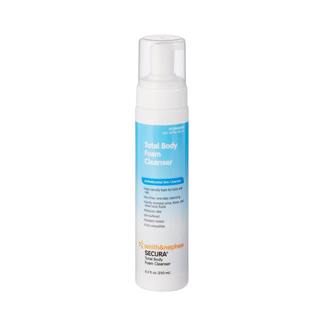 Rinse-Free Antimicrobial Body Wash Secura™ Total Body Foaming 8.5 oz. Pump Bottle Scented - BeHope