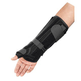 Wrist Brace with Thumb Spica Apollo Universal Aluminum / Foam Right Hand Black One Size Fits Most - BeHope