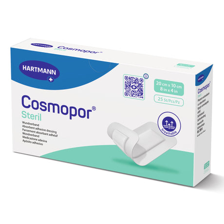 Island Dressing Cosmopor® Steril 4 X 8 Inch Rectangle Sterile Water Resistant Backing - BeHope