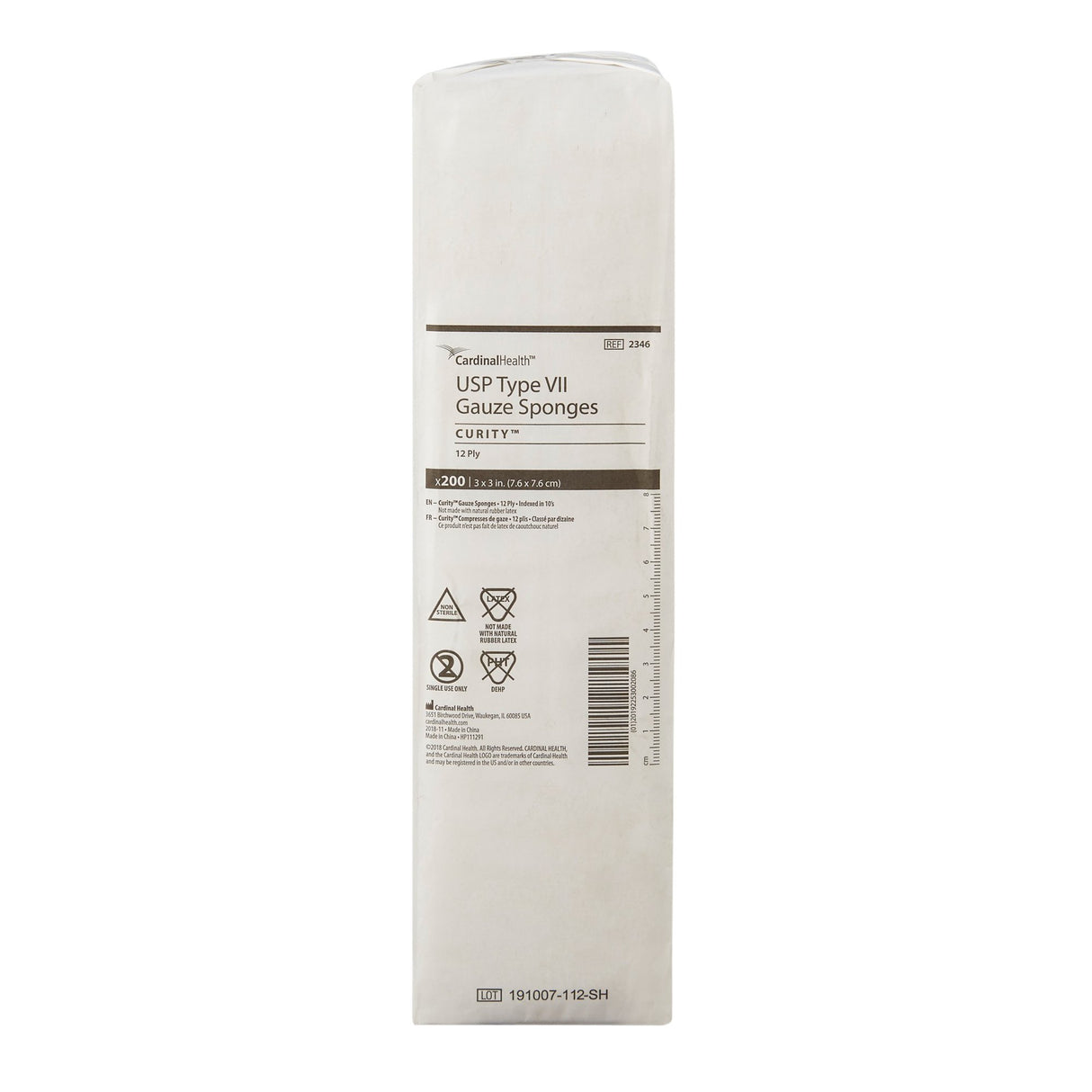 Gauze Sponge Curity™ 3 X 3 Inch 12-Ply NonSterile 200 per Pack - BeHope