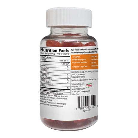 Glucose Supplement YumV's™ 60 per Bottle Gummy Assorted Flavors - BeHope