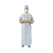 Surgical Gown with Towel Aero Chrome Large Silver Sterile AAMI Level 4 Disposable - BeHope