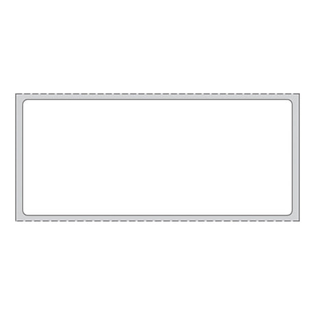 Blank Label pdc® Thermal Label White Paper 1-1/2 X 3-1/2 Inch - BeHope