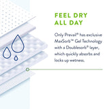 Unisex Adult Incontinence Brief Prevail® Per-Fit 360°™ Size 1 Disposable Heavy Absorbency - BeHope
