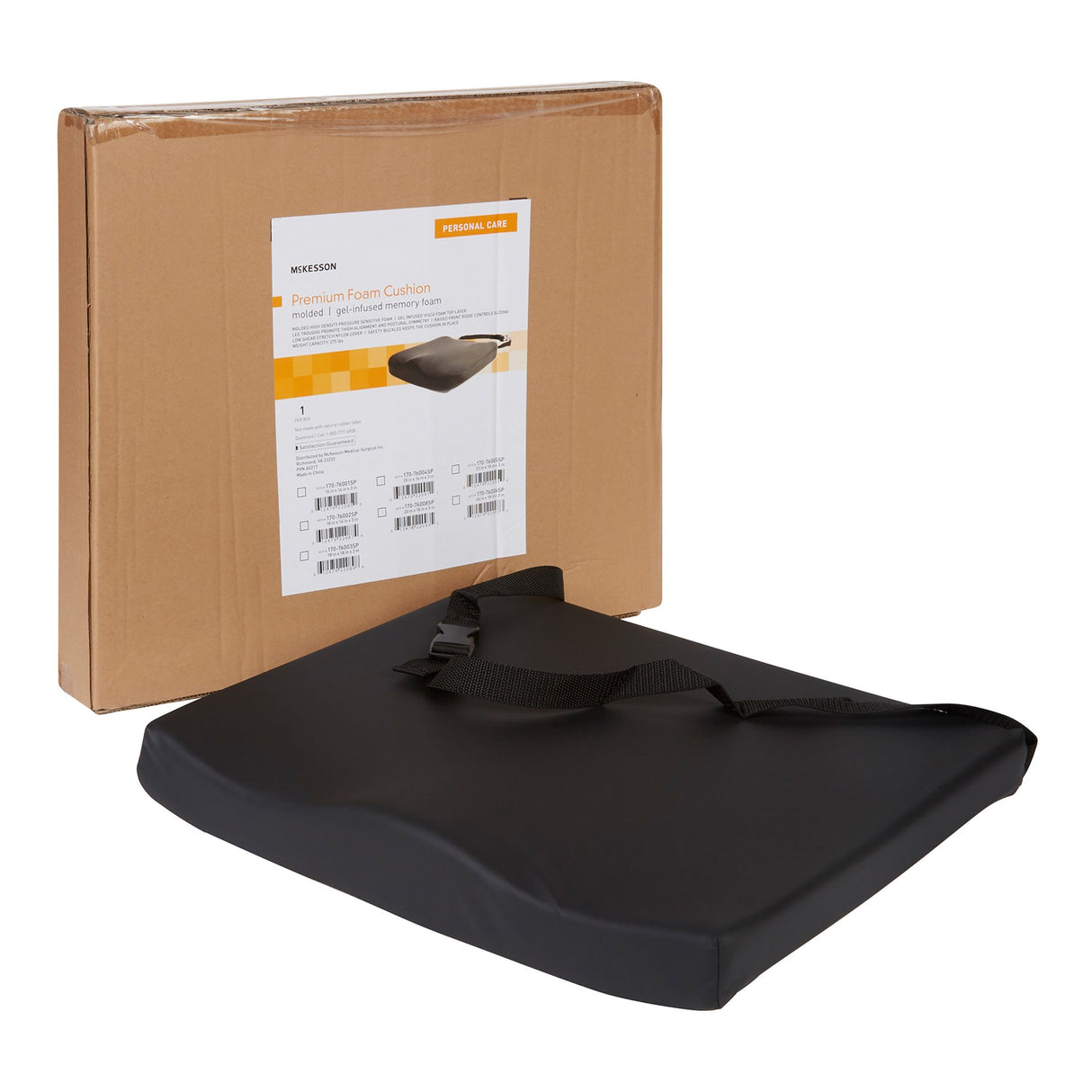 Contoured Seat Cushion McKesson 22 W X 18 L X 3 D Inch Molded Foam - BeHope