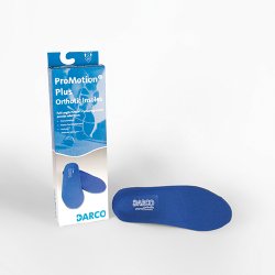 Orthotic Insole DARCO ProMotion® Plus EVA / Polyester / Polypropylene / Poron® Female 12 to 12-1/2 / Male 10 to 10-1/2 Black / Blue - BeHope