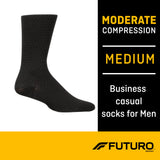 Compression Socks 3M Futuro Calf High Medium Black Closed Toe - BeHope