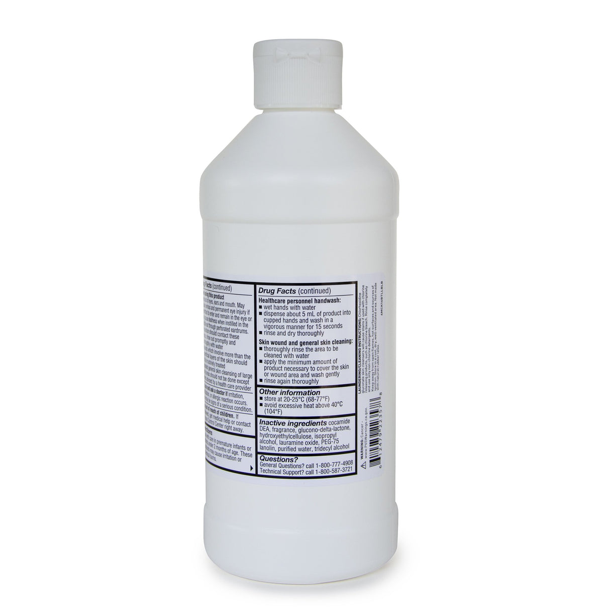 Antiseptic Skin Cleanser McKesson 16 oz. Flip-Top Bottle 4% Strength CHG (Chlorhexidine Gluconate) / Isopropyl Alcohol NonSterile