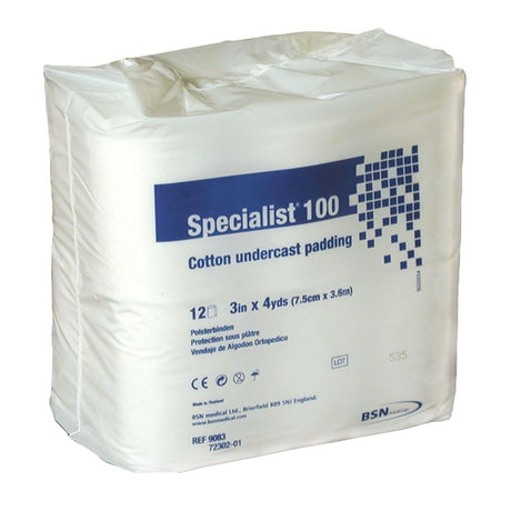 Cast Padding Undercast Specialist® 100 3 Inch X 4 Yard Cotton NonSterile - BeHope