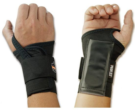 Wrist Support ProFlex 4000 Single Strap Elastane / Elastic / Polyester Left Hand Black X-Large - BeHope