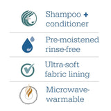 Shampoo Cap Comfort 1 per Pack Individual Packet Powder Scent