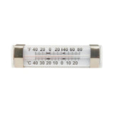 Refrigerator / Freezer Thermometer Fisherbrand™ Durac® Fahrenheit / Celsius -40° to +80°F (-40° to +25°C) Without External Probe Wall Mount Does Not Require Power - BeHope