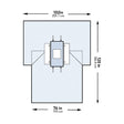 Abdominal Drape McKesson Laparotomy Drape 102 W X 76 W X 120 L Inch Sterile - BeHope