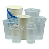 Drinking Cup Lid Clear Plastic Disposable - BeHope