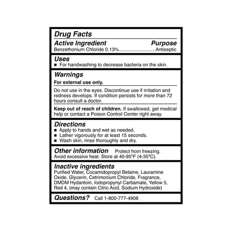 Antibacterial Soap McKesson Foaming 1,000 mL Dispenser Refill Bag Clean Scent - BeHope