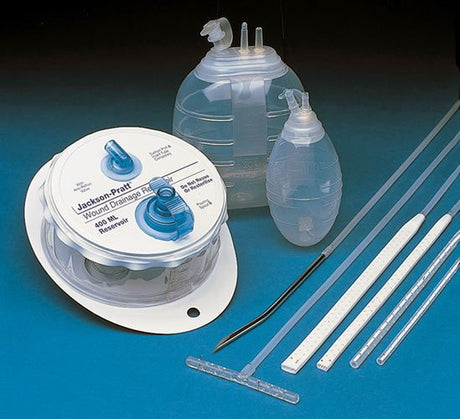 Wound Drain Tube Jackson-pratt® Round Hubless Type With Trocar Round Perforated Channel Type 15 Fr. Size Sterile - Behope