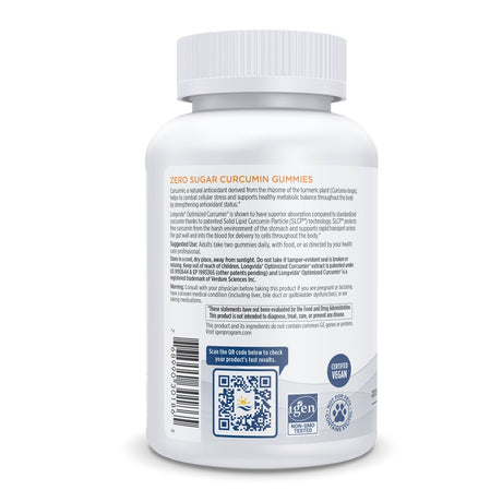 Dietary Supplement Nordic Naturals® Zero Sugar Curcumin Curcumin 200 Mg Strength Gummy 60 Per Bottle Mango Flavor - Behope