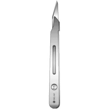 Scalpel Sklar® Disposable with Angled Blade and Classic Grip - BeHope