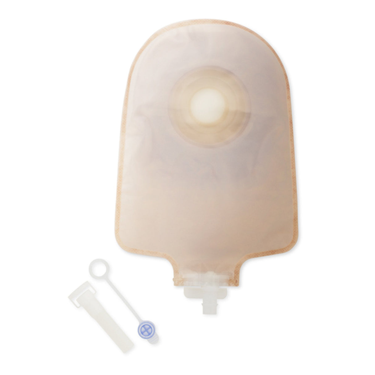 Urostomy Pouch Premier™ One-Piece System 9 Inch Length 1 Inch Stoma Drainable - BeHope