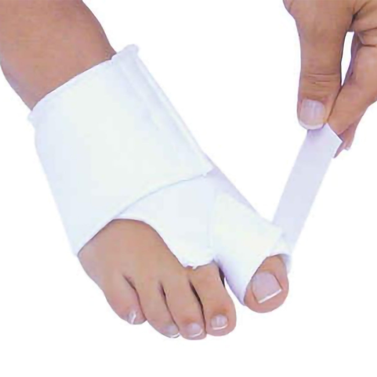 Toe Splint Hallux Valgus SoftSplint™ Large Hook and Loop Closure Left Foot - BeHope
