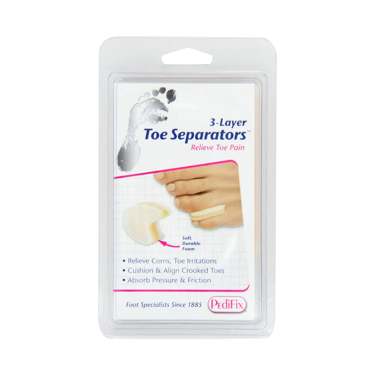 Toe Spacer Toe Separators™ Small Without Fastening Toe - BeHope