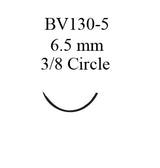 Nonabsorbable Suture with Needle Ethilon™ Nylon BV130-5 3/8 Circle Taper Point Needle Size 8-0 Monofilament - BeHope
