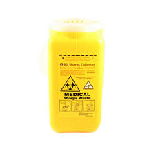 Sharp Container Bd 22.7l Nestable Vertical Entry Top Yellow Case/12 Each