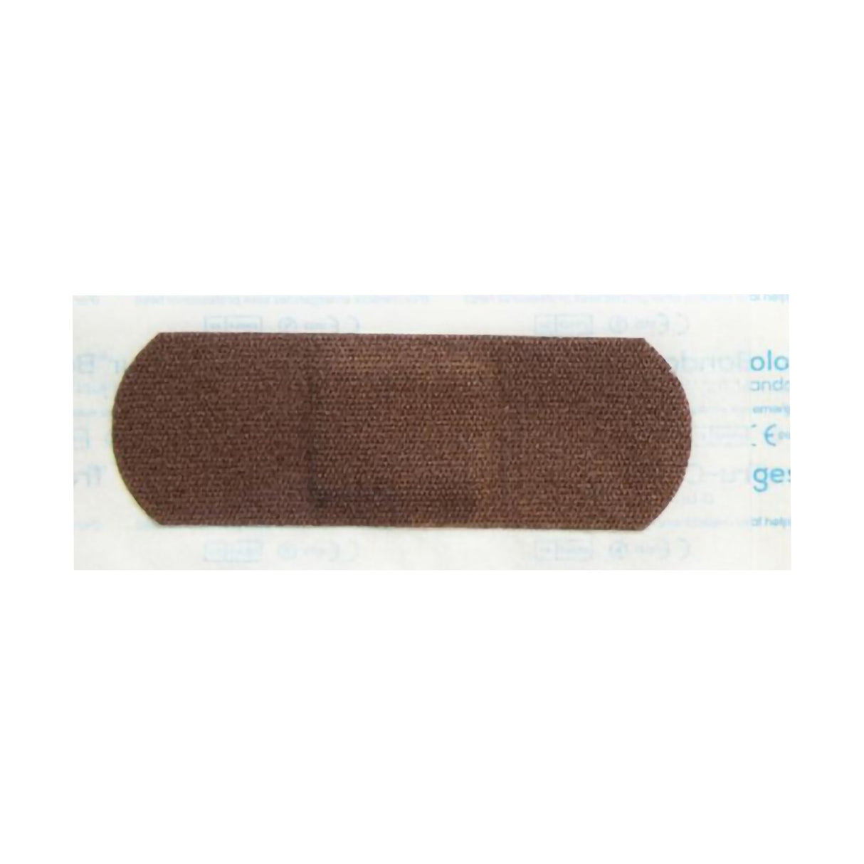 Adhesive Strip Tru-Colour® Fabric Dark Brown 1 X 3 Inch Sterile - BeHope