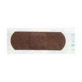 Adhesive Strip Tru-Colour® Fabric Dark Brown 1 X 3 Inch Sterile - BeHope