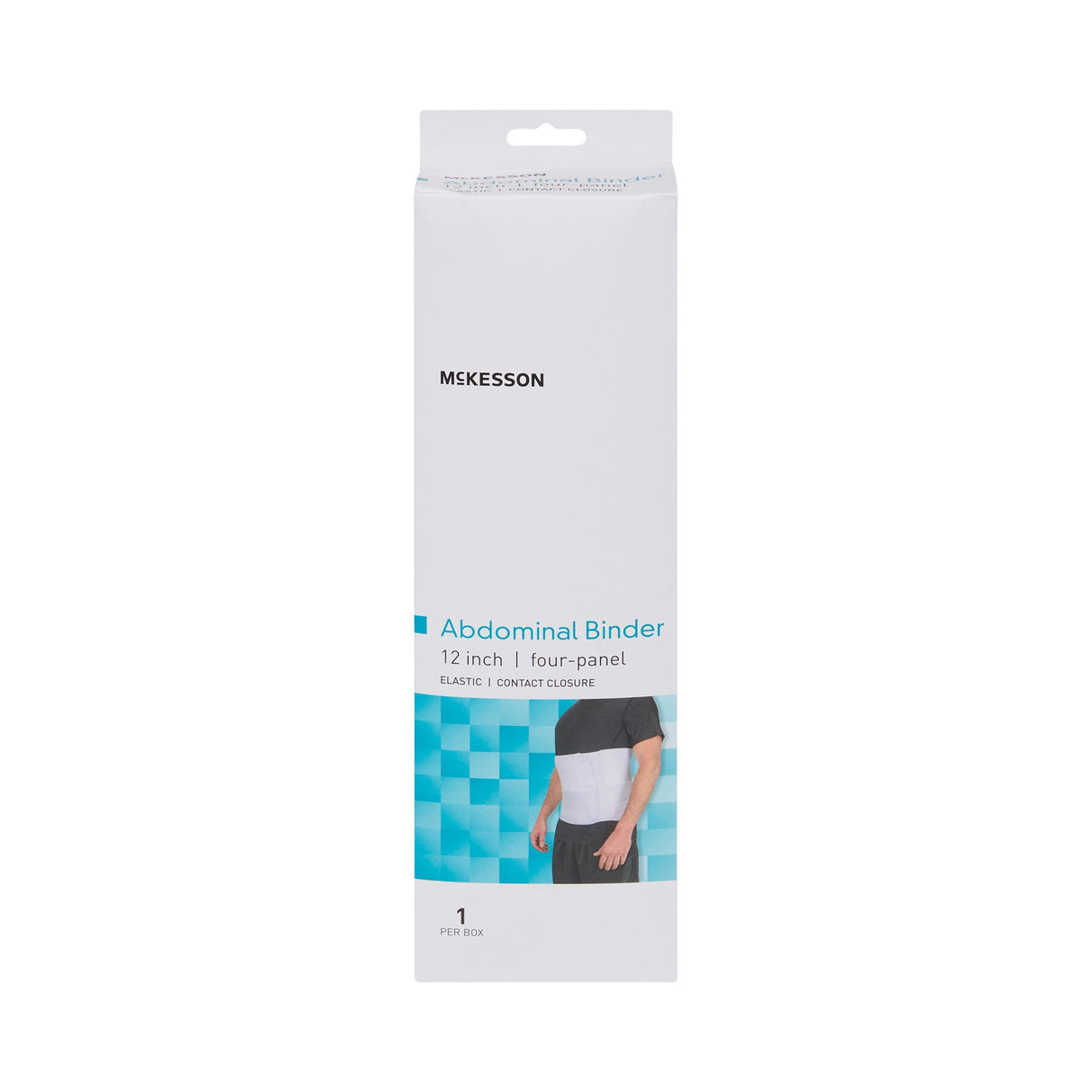 Abdominal Binder McKesson Large / X-Large Hook and Loop Closure 62 to 74 Inch Waist Circumference 12 Inch Height Adult - BeHope