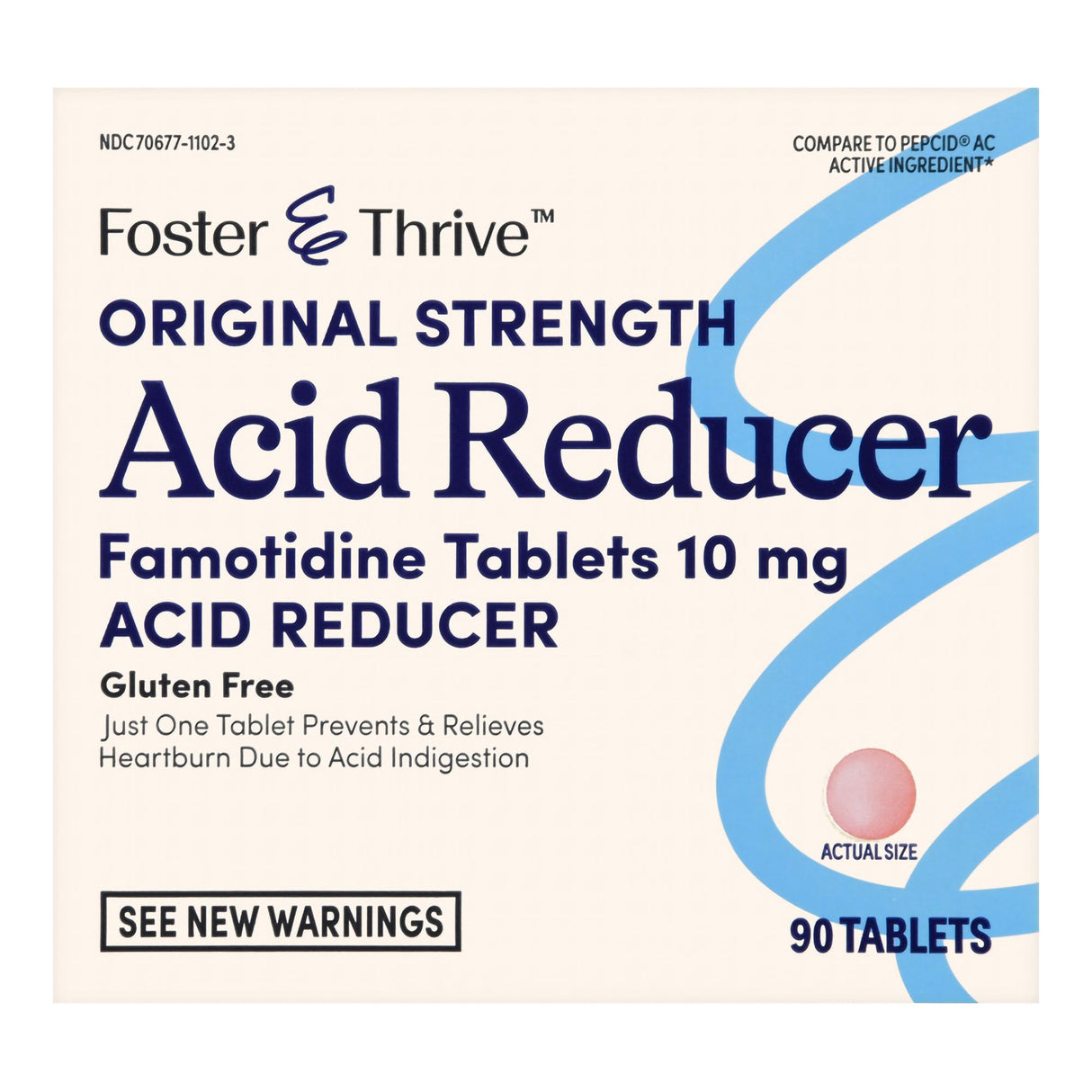 Antacid Foster & Thrive™ 10 mg Strength Tablet 90 per Box - BeHope