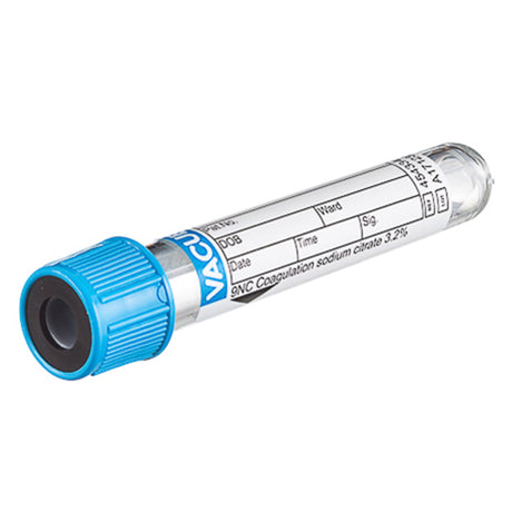 VACUETTE® Venous Blood Collection Tube Sodium Citrate Additive 3 mL Pull Cap Polyethylene Terephthalate (PET) Tube - BeHope