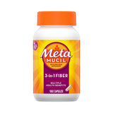 Fiber Supplement Metamucil® Capsule 160 per Bottle 0.52 Gram Strength Potassium / Psyllium Husk - BeHope
