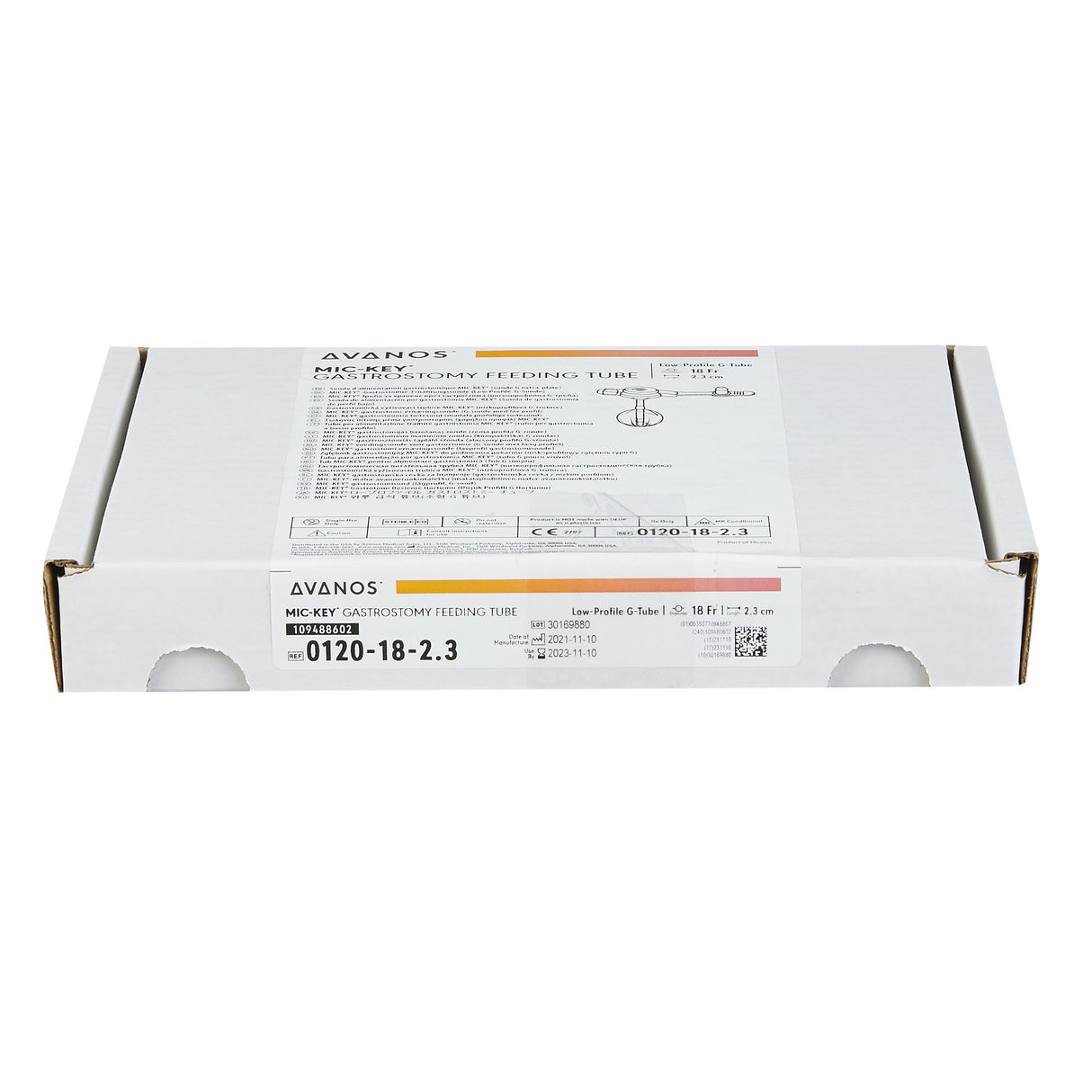 Low Profile Gastrostomy Tube Kit MIC-Key® 18 Fr. 2.3 cm Tube Silicone Sterile - BeHope