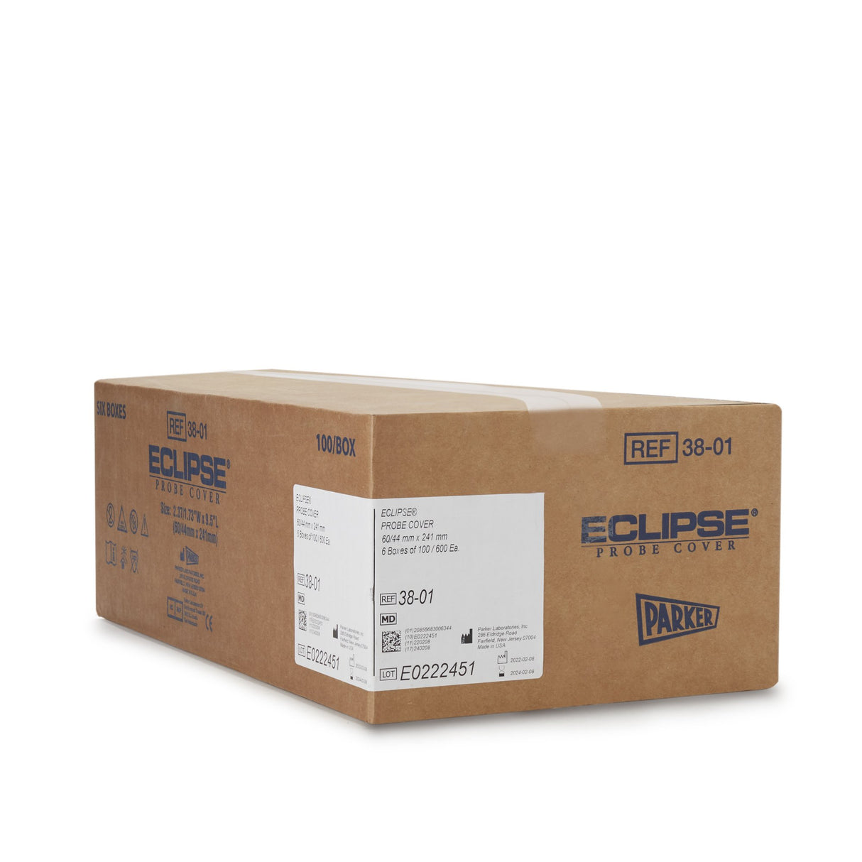 Ultrasound Probe Cover Eclipse® 2-1/2 Inch tapered to 1-3/4 X 9-1/2 Inch Polyisoprene NonSterile Tapered - BeHope