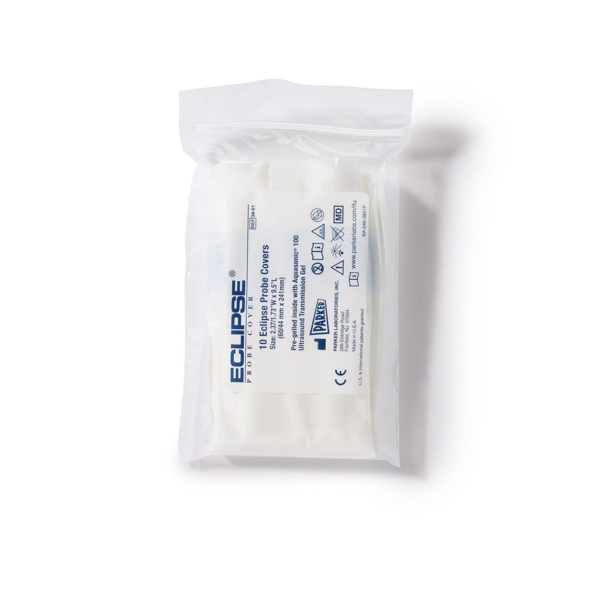Ultrasound Probe Cover Eclipse® 2-1/2 Inch tapered to 1-3/4 X 9-1/2 Inch Polyisoprene NonSterile Tapered - BeHope