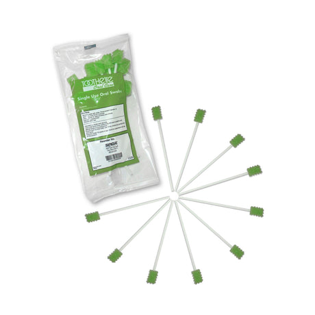 Oral Swab Toothette® Plus Untreated Foam Tip 1 per Pack - BeHope