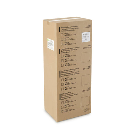 Sharps Container AP Line Red Base 13 L X 17-3/10 W X 24-4/5 H Inch Vertical Entry 18 Gallon