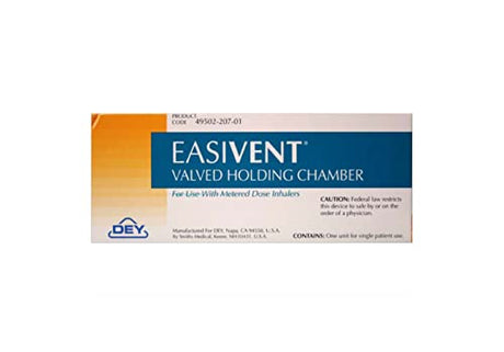 Hold Chamber Easivent for Metered Dose Inhalers and Aerosol Therapy - BeHope
