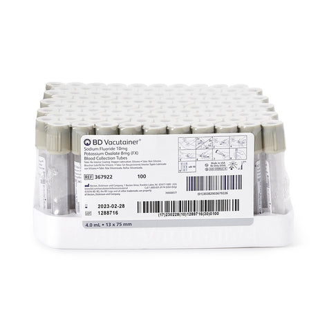 Bd Vacutainer® Venous Blood Collection Tube Sodium Fluoride Potassium Oxalate for Glucose - BeHope