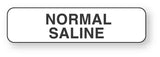 Drug Label UAL™ IV Bag Label Normal Saline White 5/16 X 1-1/4 Inch - BeHope