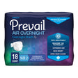 Unisex Adult Incontinence Brief Prevail Air™ Overnight Size 2 / Large Disposable Heavy Absorbency - BeHope